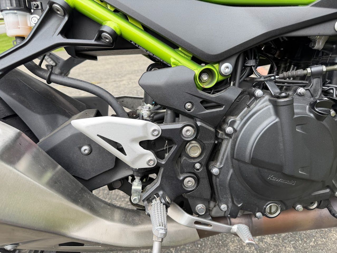 Motorcycle engine components inspected during a no-start diagnosis